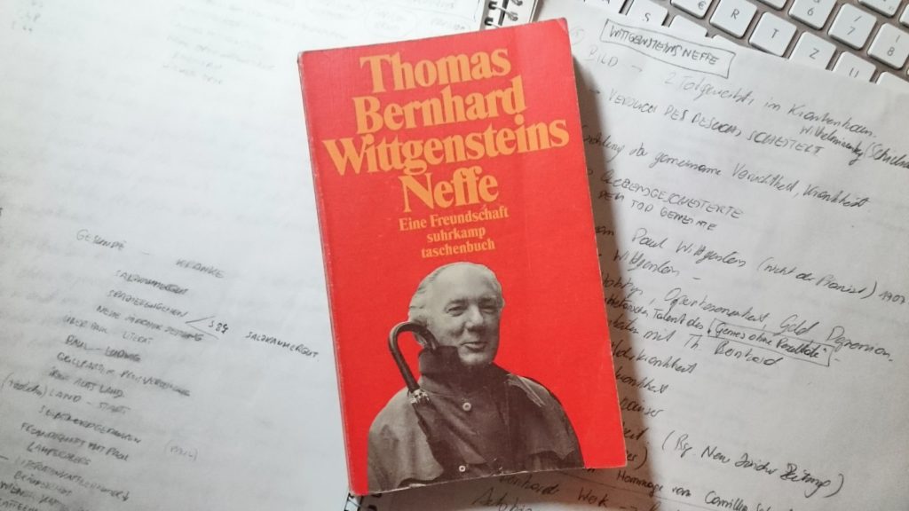 Thomas Bernhard, Wittgensteins Neffe Buchcover